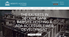 Desktop Screenshot of bankwebsitehosting.com